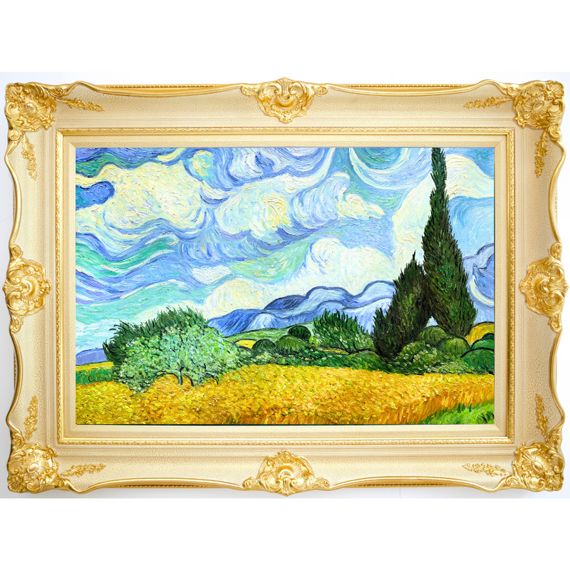 Champ de blé avec cyprès - Vincent van Gogh