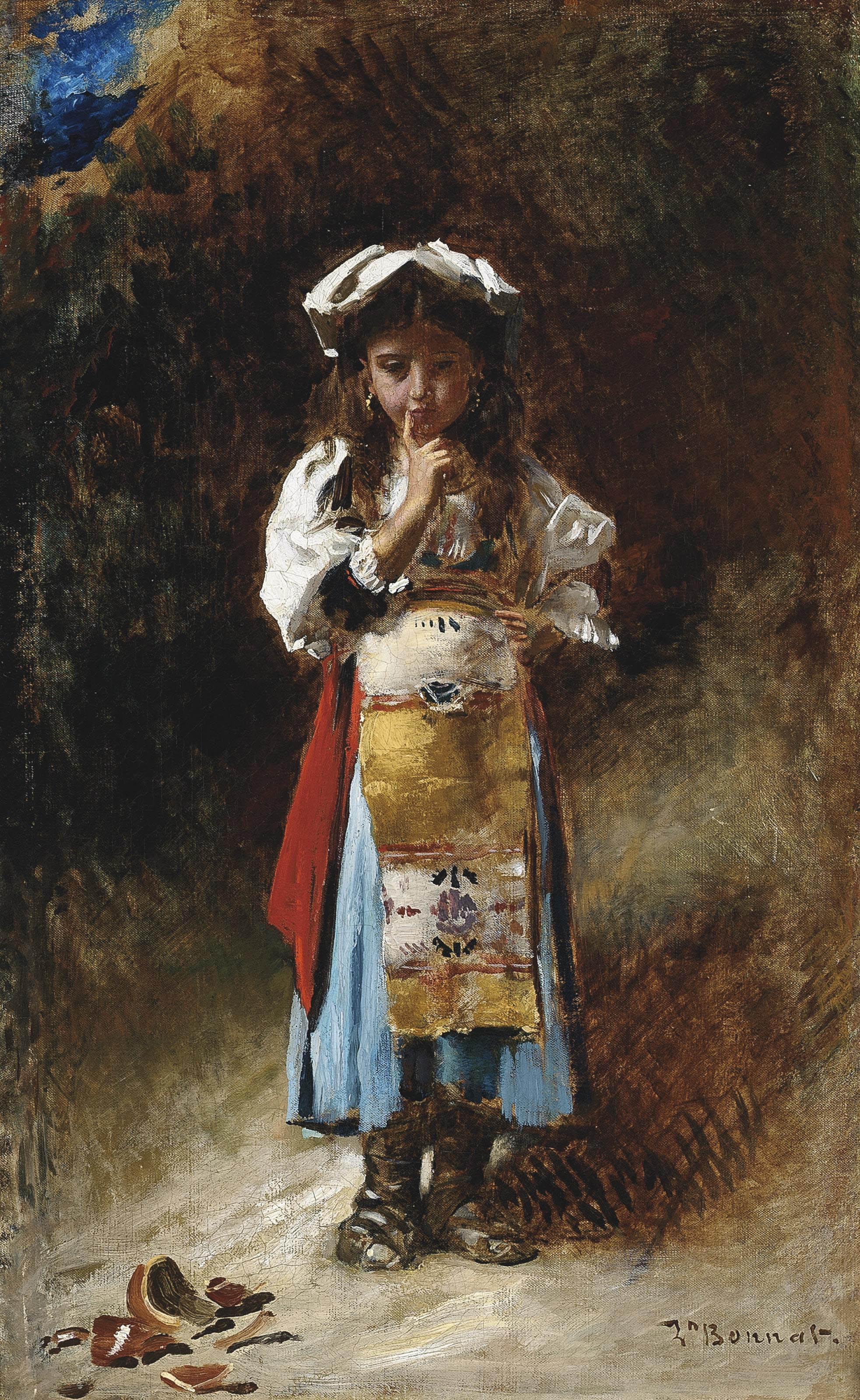 Un petit accident - Léon Bonnat