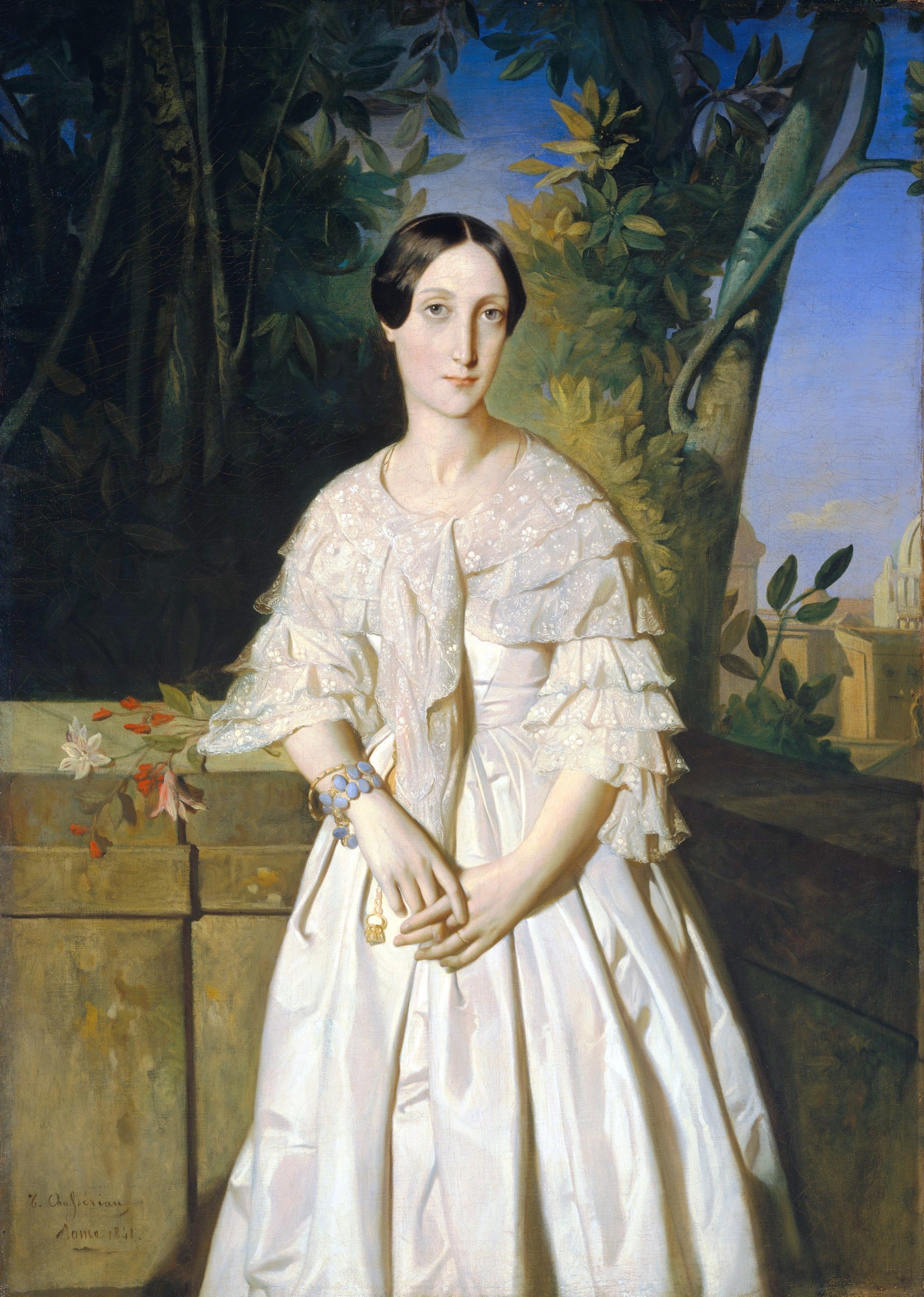 Comtesse de La Tour-Maubourg (Marie-Louise-Charlotte-Gabrielle Thomas de Pange) - Théodore Chassériau
