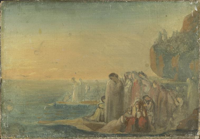 Les Troyennes pleurant la perte d'Anchise - Théodore Chassériau