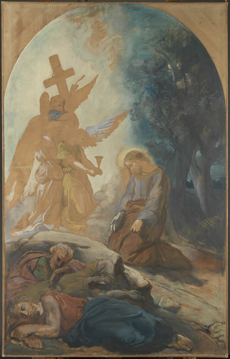 Jésus au jardin des oliviers - Théodore Chassériau