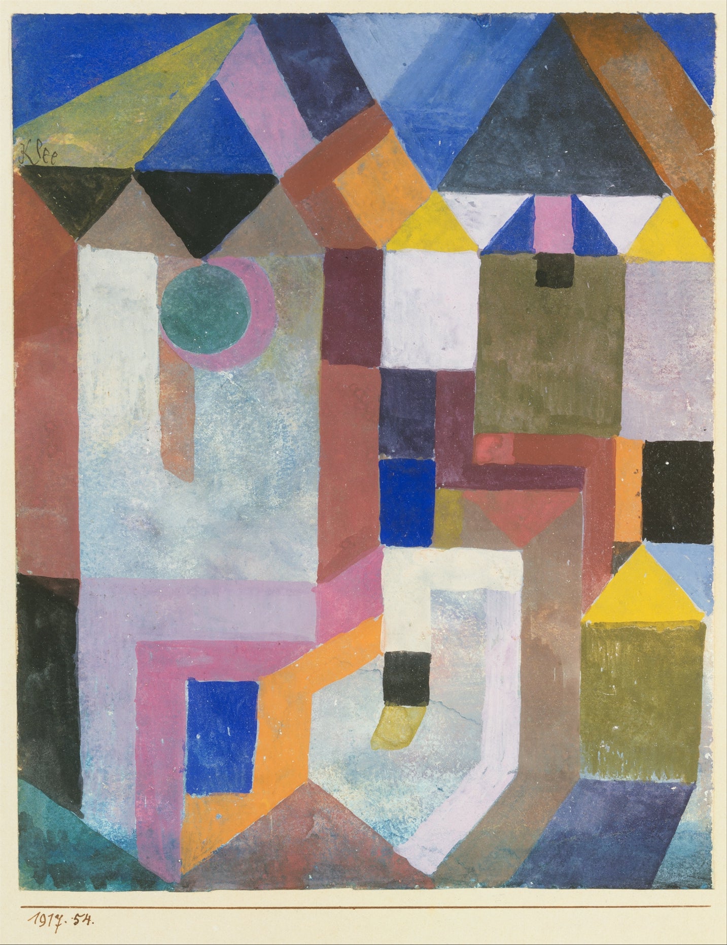 Architecture colorée - Paul Klee