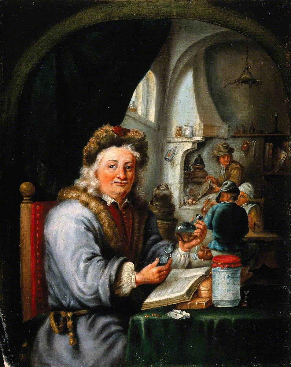 Un alchimiste dans son laboratoire - David Teniers le Jeune