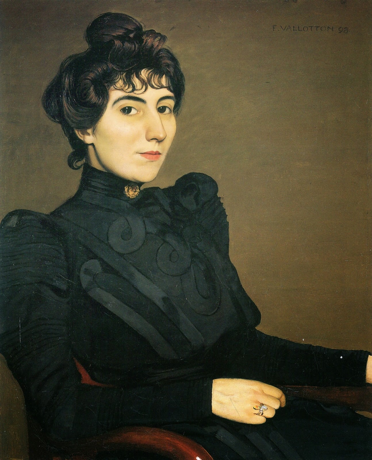 Portrait de Marthe Mellot - Félix Vallotton