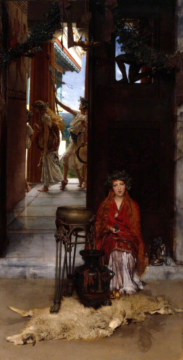 Le chemin du Temple - Lawrence Alma-Tadema