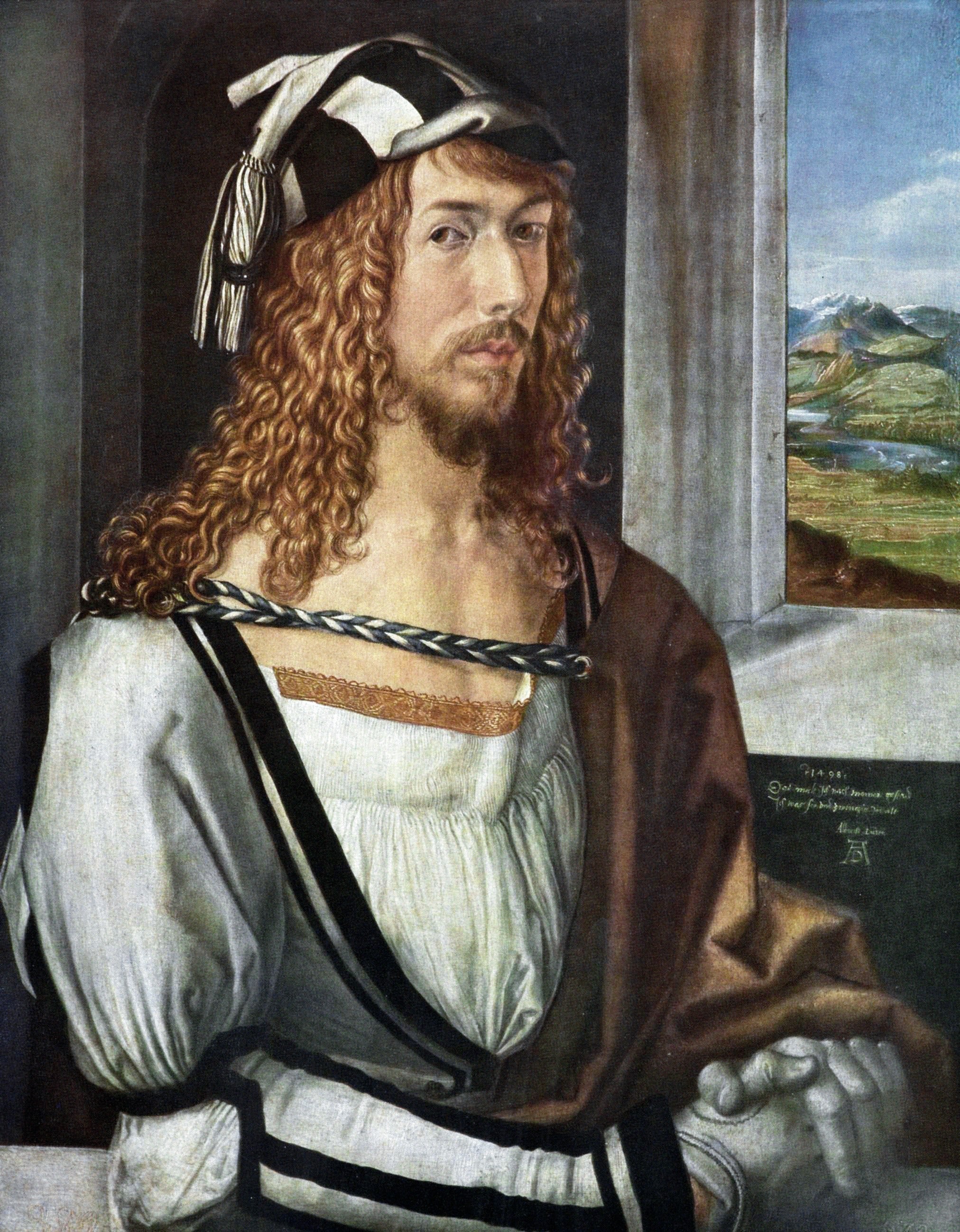 Autoportrait aux gants - Albrecht Dürer