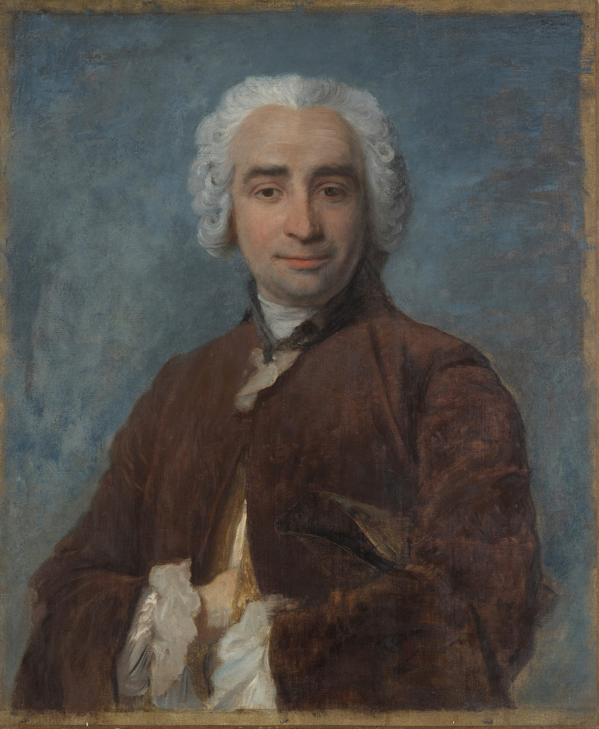 Portrait d'homme, d'après Maurice Quentin de La Tour - Edgar Degas