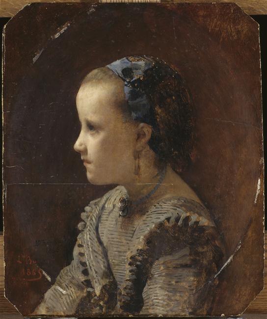 Portrait de fillette - Léon Bonnat