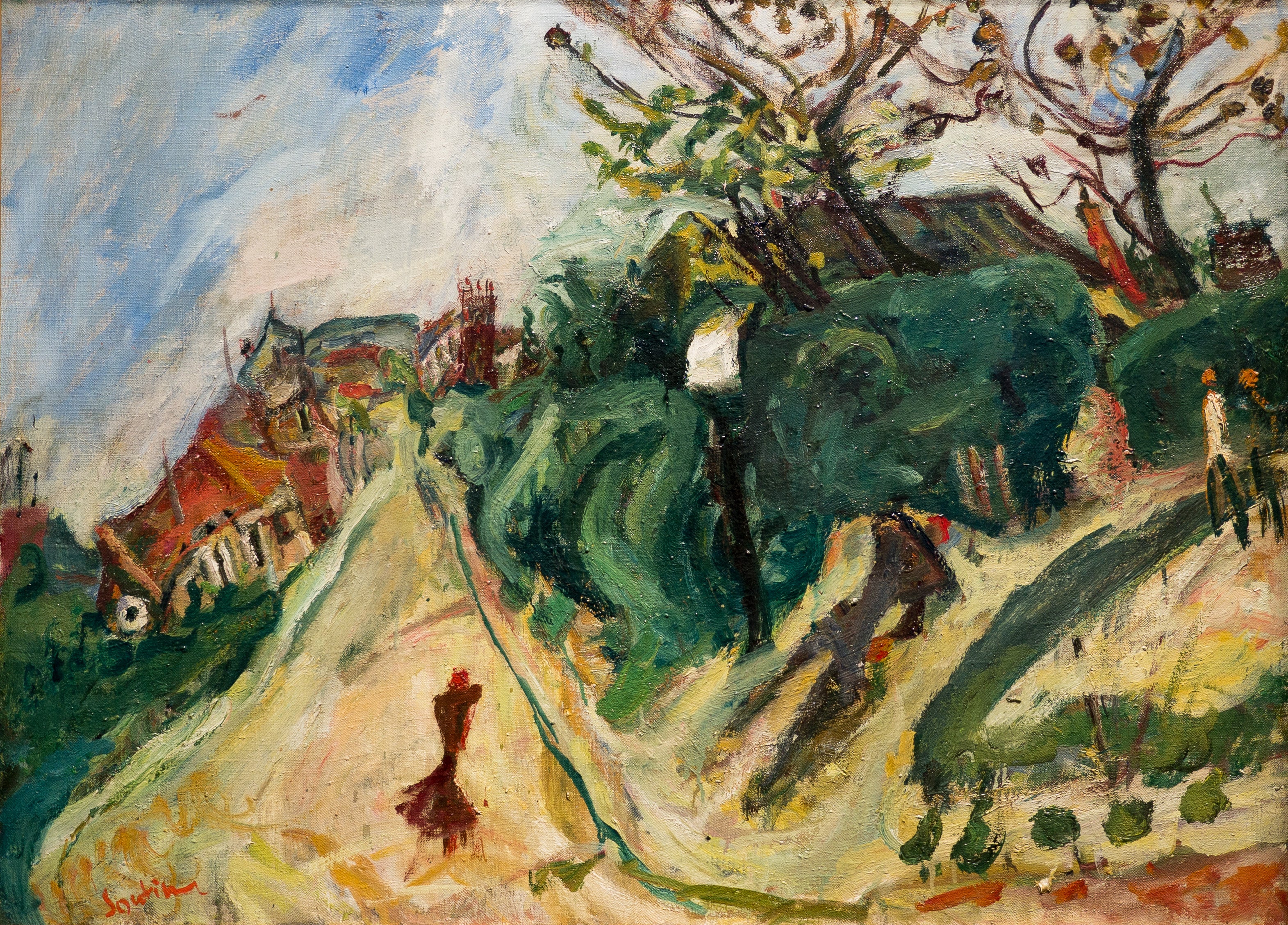Paysage avec personnages - Chaïm Soutine
