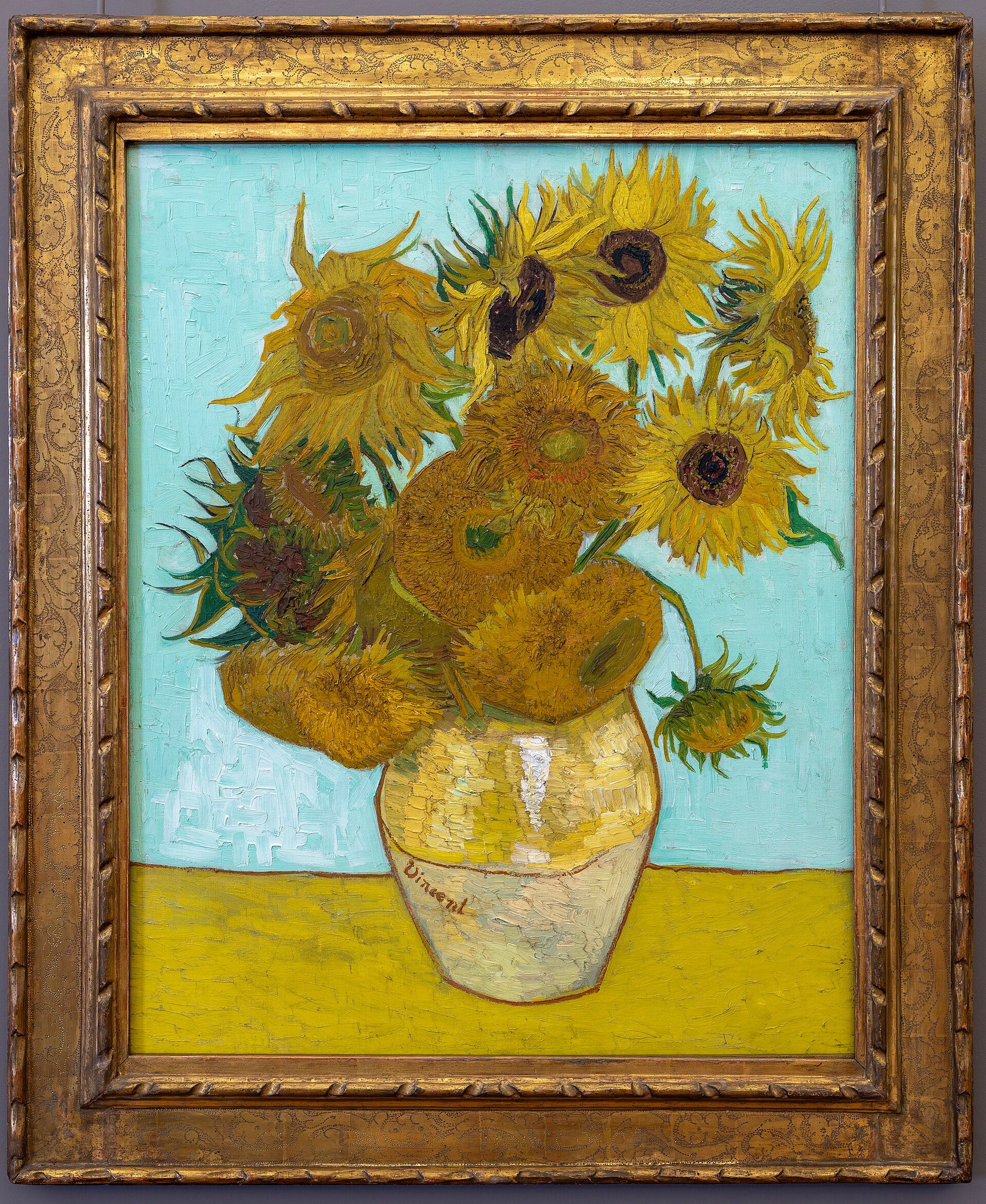 Tournesols (Nature morte : Vase avec douze tournesols) - Vincent van Gogh