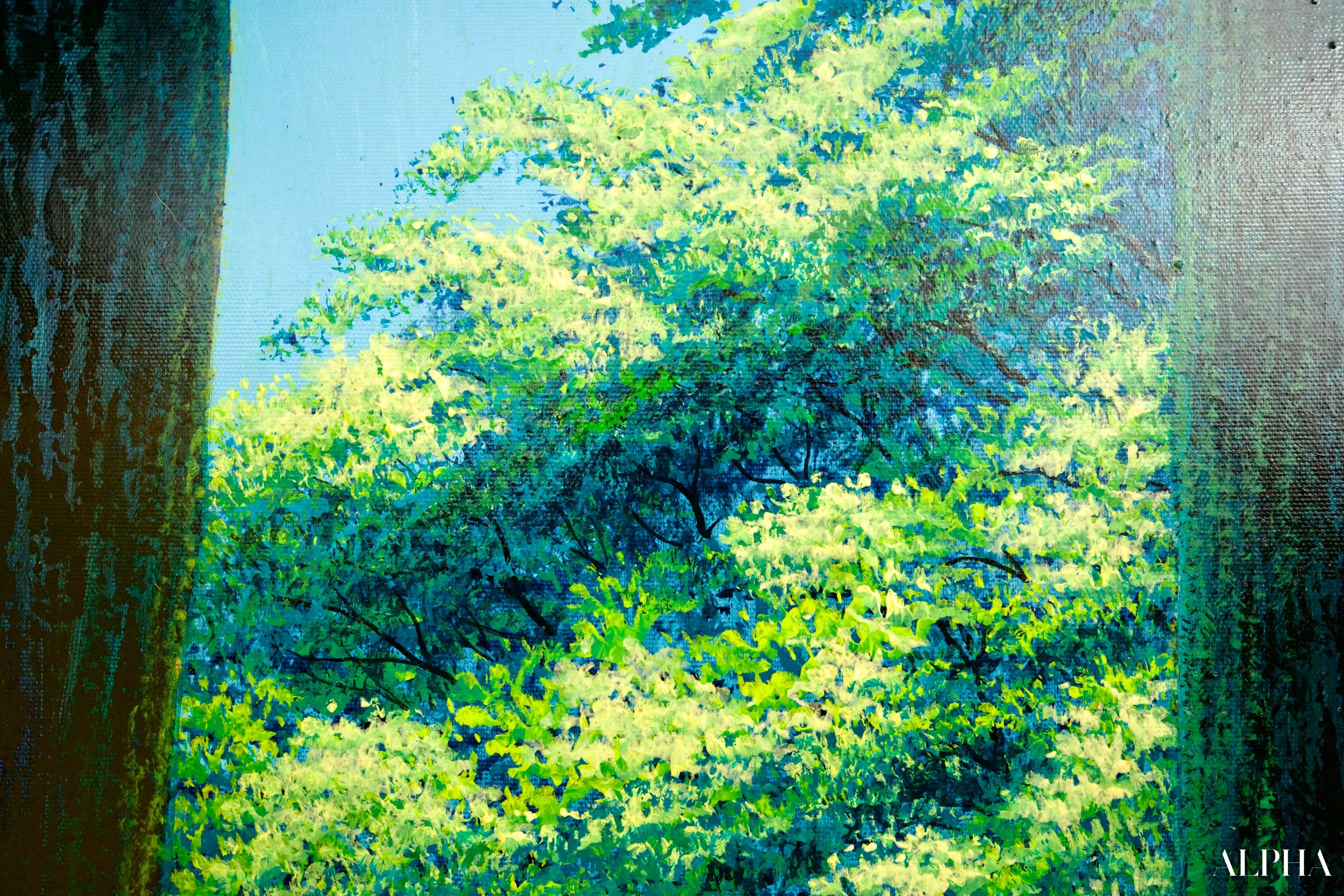 Chemin dans la Forêt Verte | 130 x 190 cm Reproductions de tableaux à la peinture à l’huile