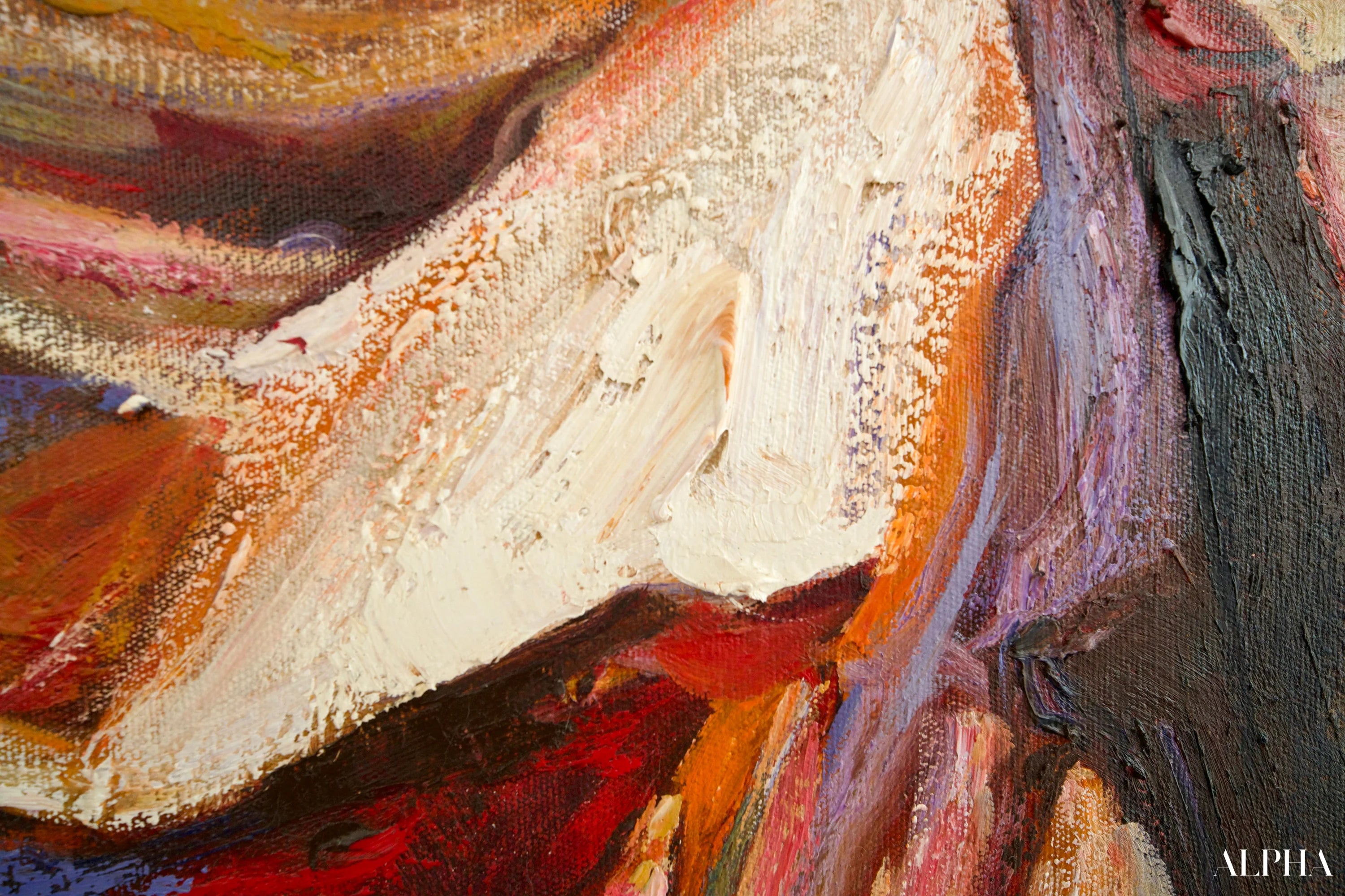 Cheval Abstrait | 100 x 100 cm Reproductions de tableaux à la peinture à l’huile