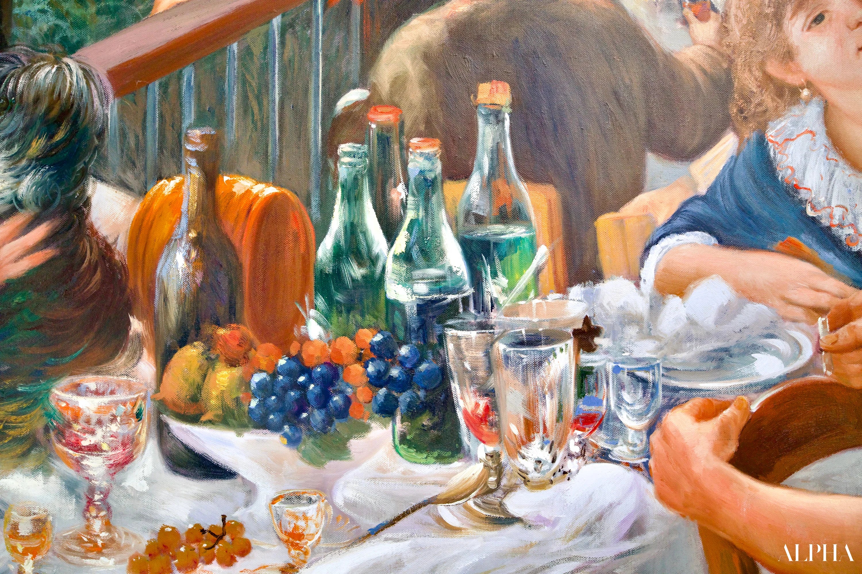Déjeuner des Canotiers (Renoir) - Alpha Reproduction | 160 x 120 cm Reproductions de tableaux à la peinture à l’huile