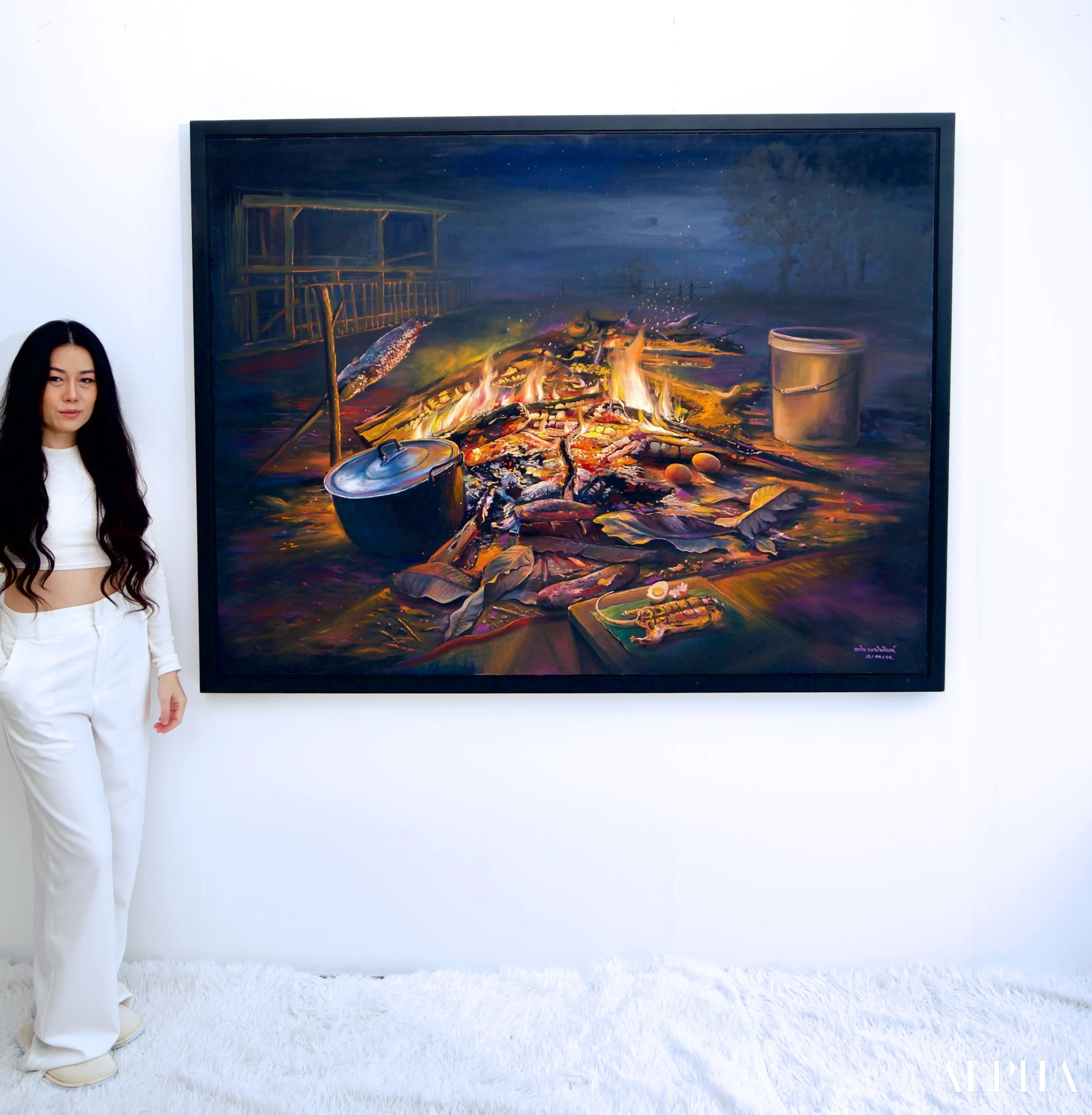 Issan | 160 X 120 cm Reproductions de tableaux à la peinture à l’huile