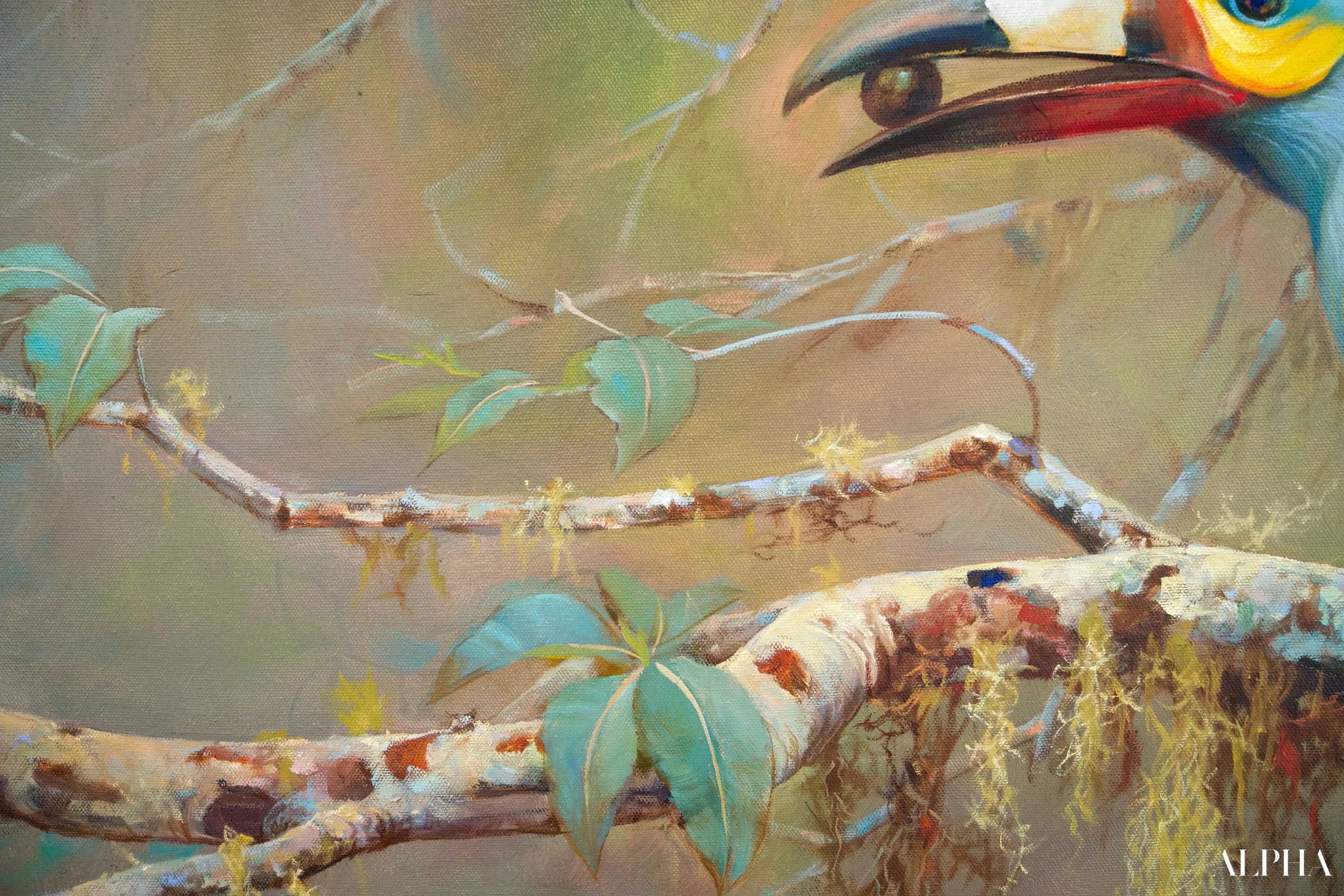 Mountain Toucan – Somchai | 60 x 90 cm Reproductions de tableaux à la peinture à l’huile