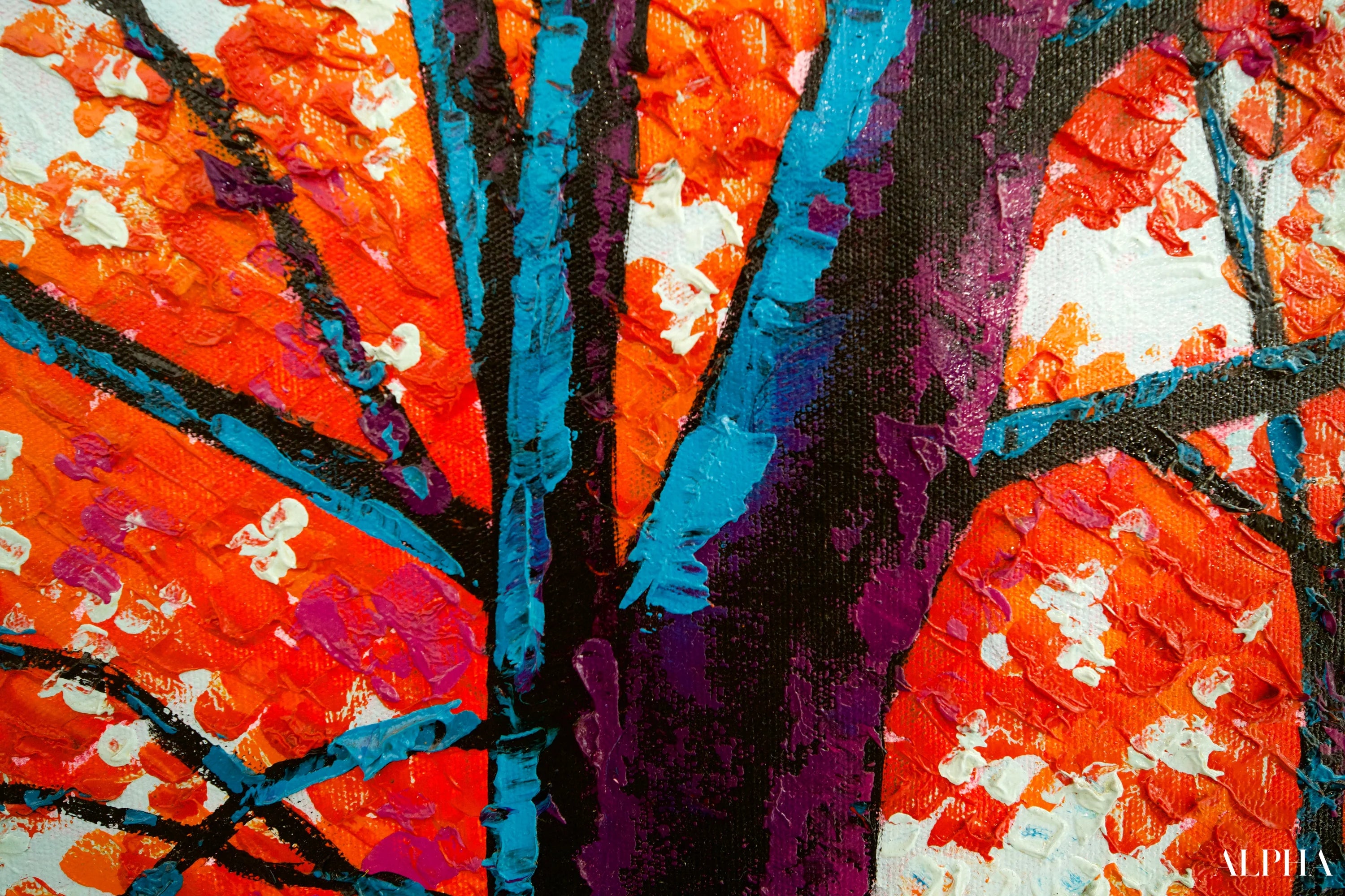 Visage d’Automne | 150 x 100 cm Reproductions de tableaux à la peinture à l’huile