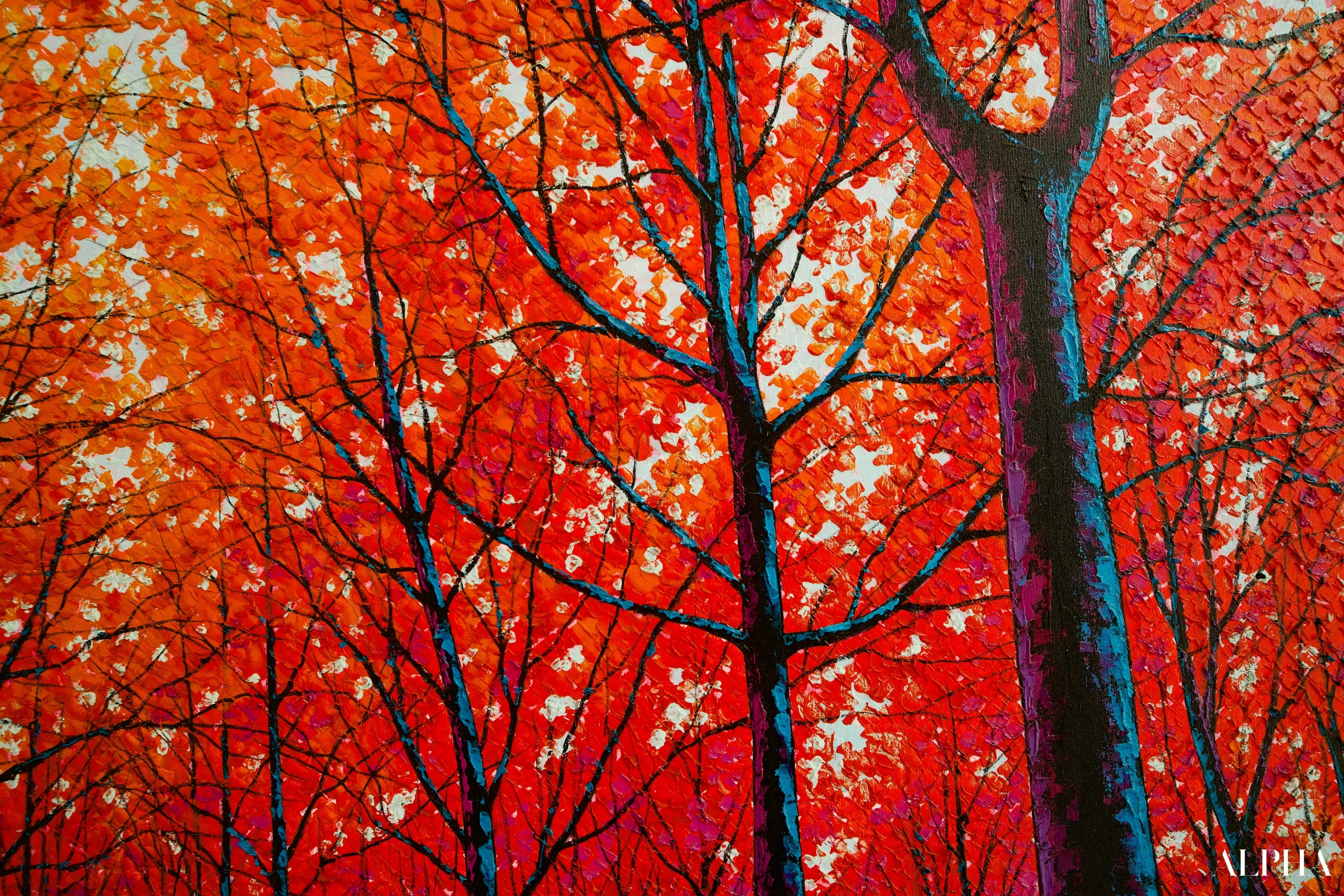 Visage d’Automne | 150 x 100 cm Reproductions de tableaux à la peinture à l’huile