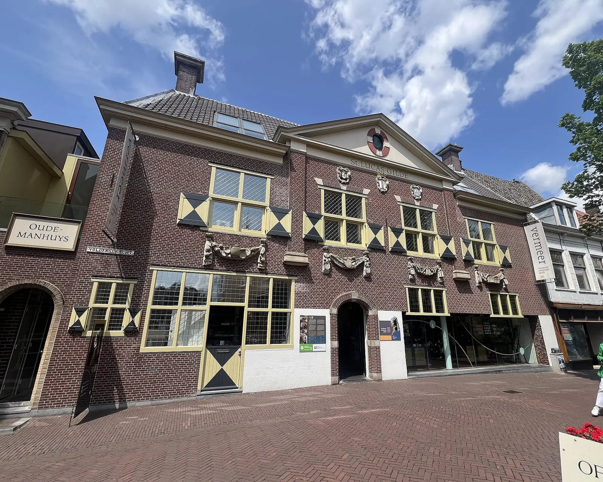 Façade du Vermeer Centrum Delft au 21 Voldersgracht