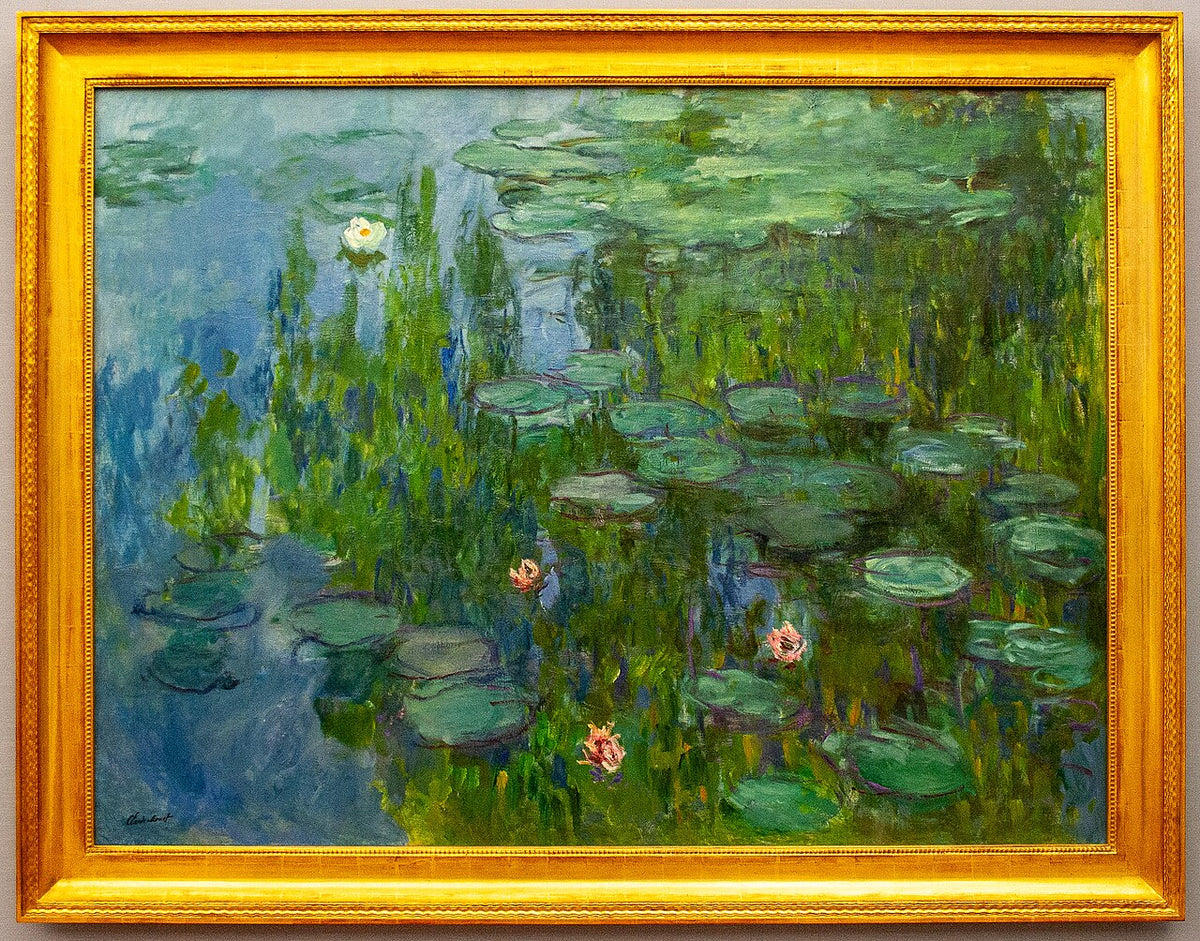 Claude Monet   Water Lilies (Neue Pinakothek)   with frame