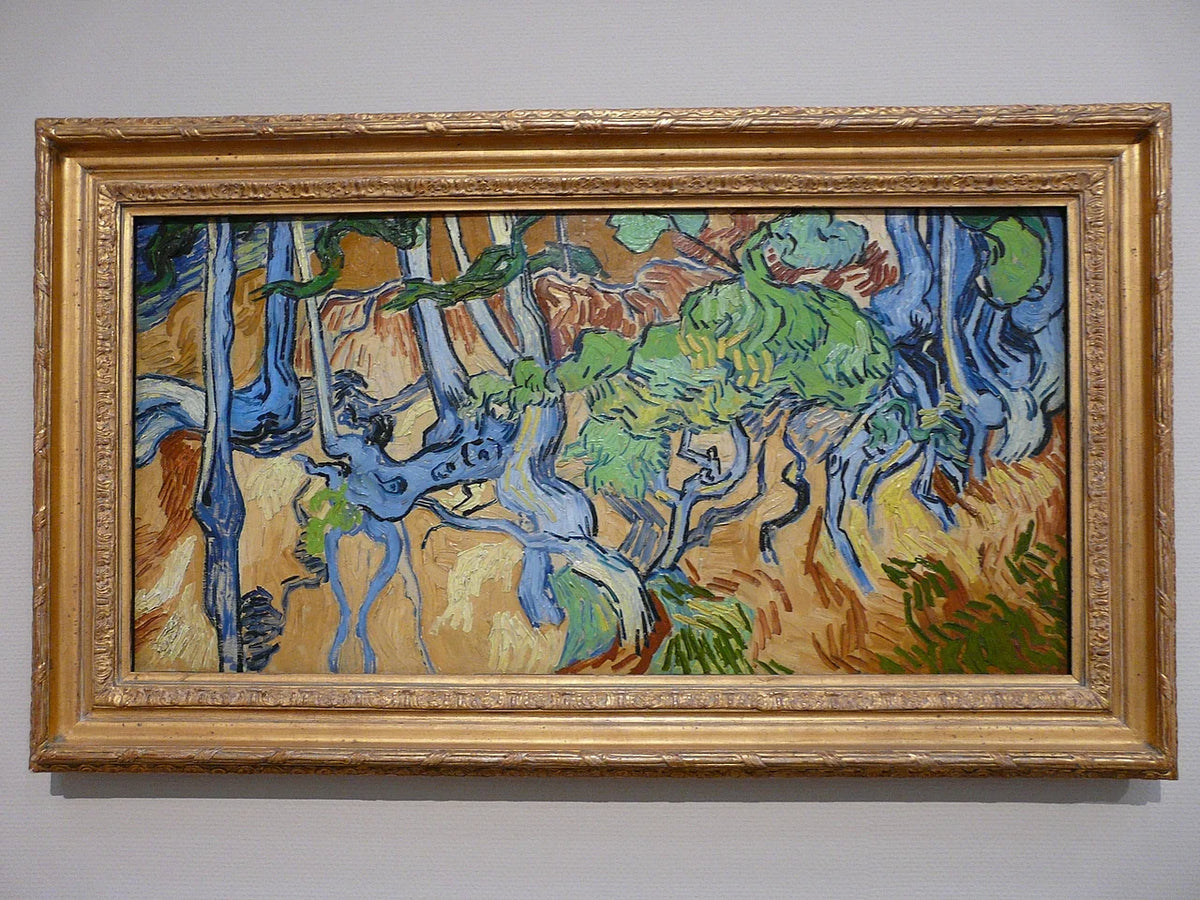 Racines d’arbres de Vincent van Gogh, dernière œuvre probable peinte à Auvers-sur-Oise