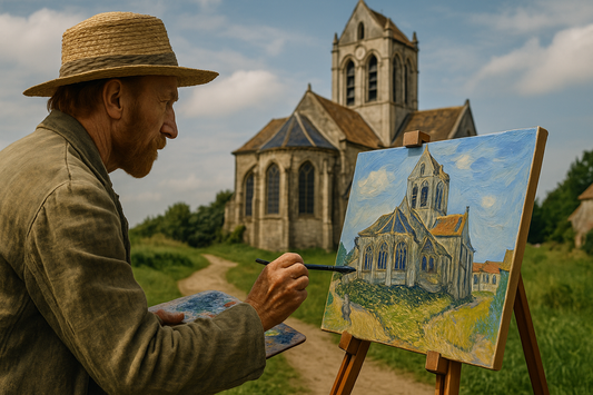 Van Gogh à Auvers-sur-Oise et l'eglise