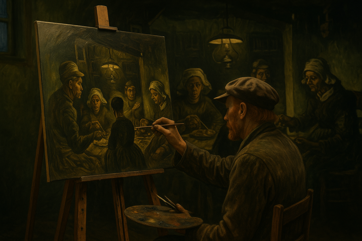 Un Repas dans l'Ombre : La Puissance des Mangeurs de Pommes de Terre