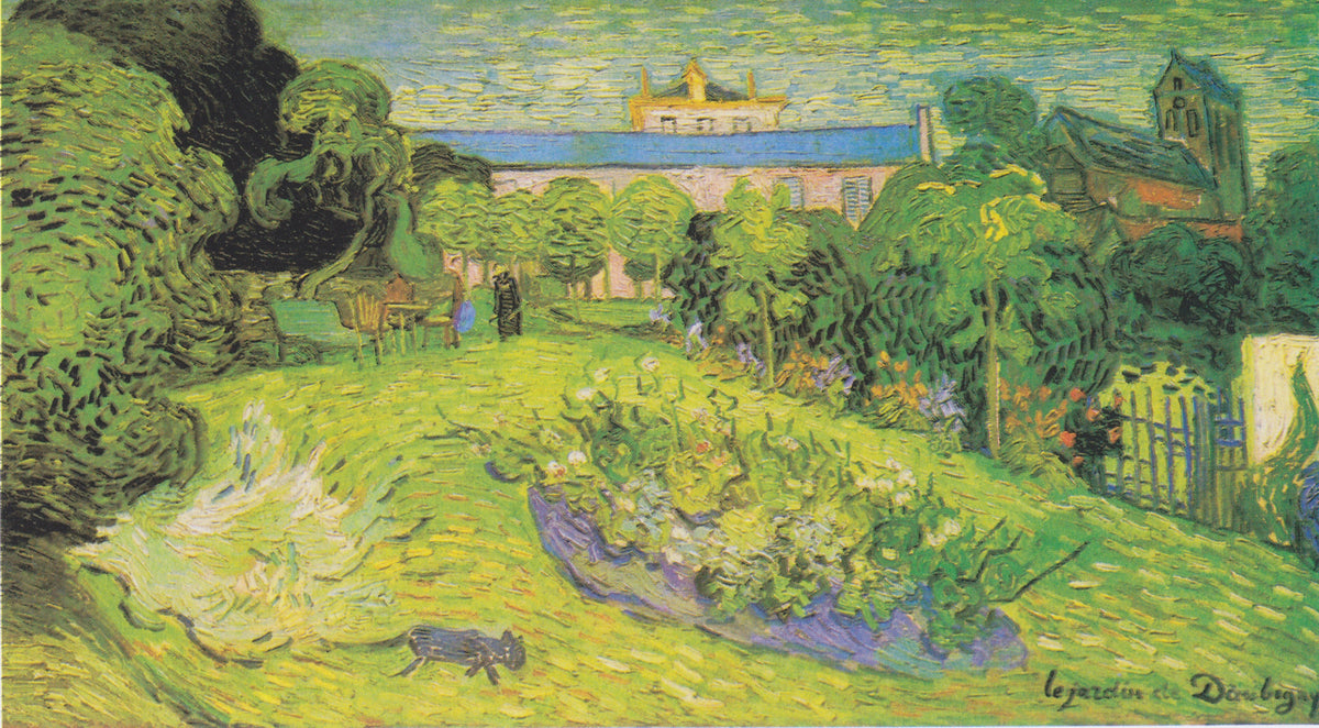Le Jardin de Daubigny peint par Vincent van Gogh à Auvers-sur-Oise en juillet 1890