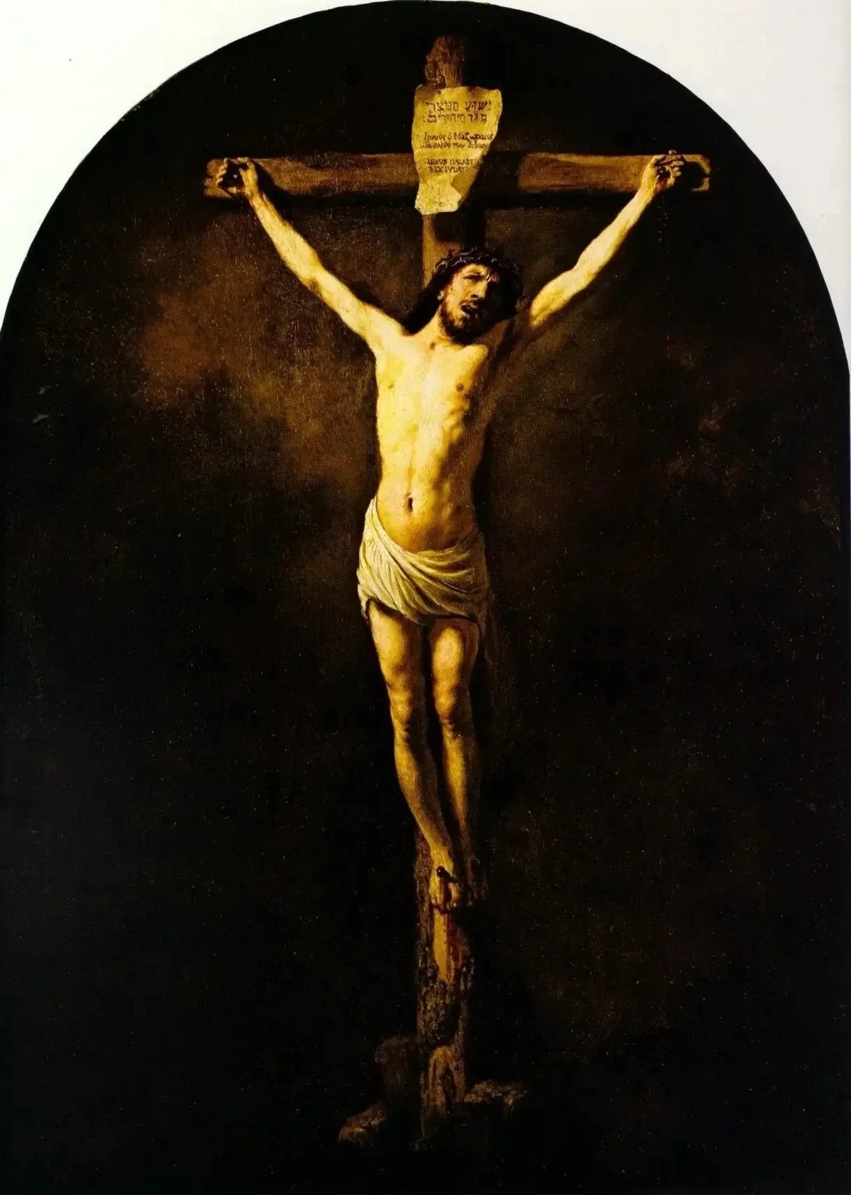 Le Christ en croix de Rembrandt, 1631