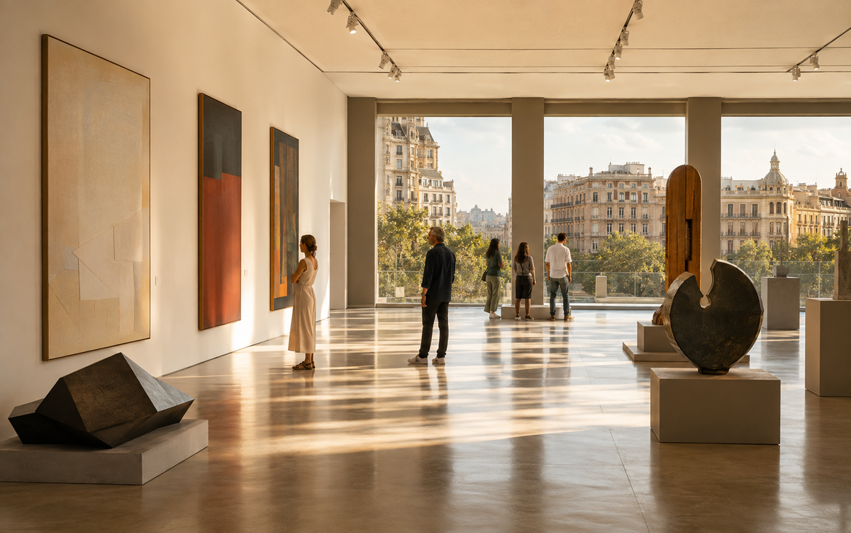 Galeries d’art à Barcelone : espace contemporain lumineux et architecture méditerranéenne