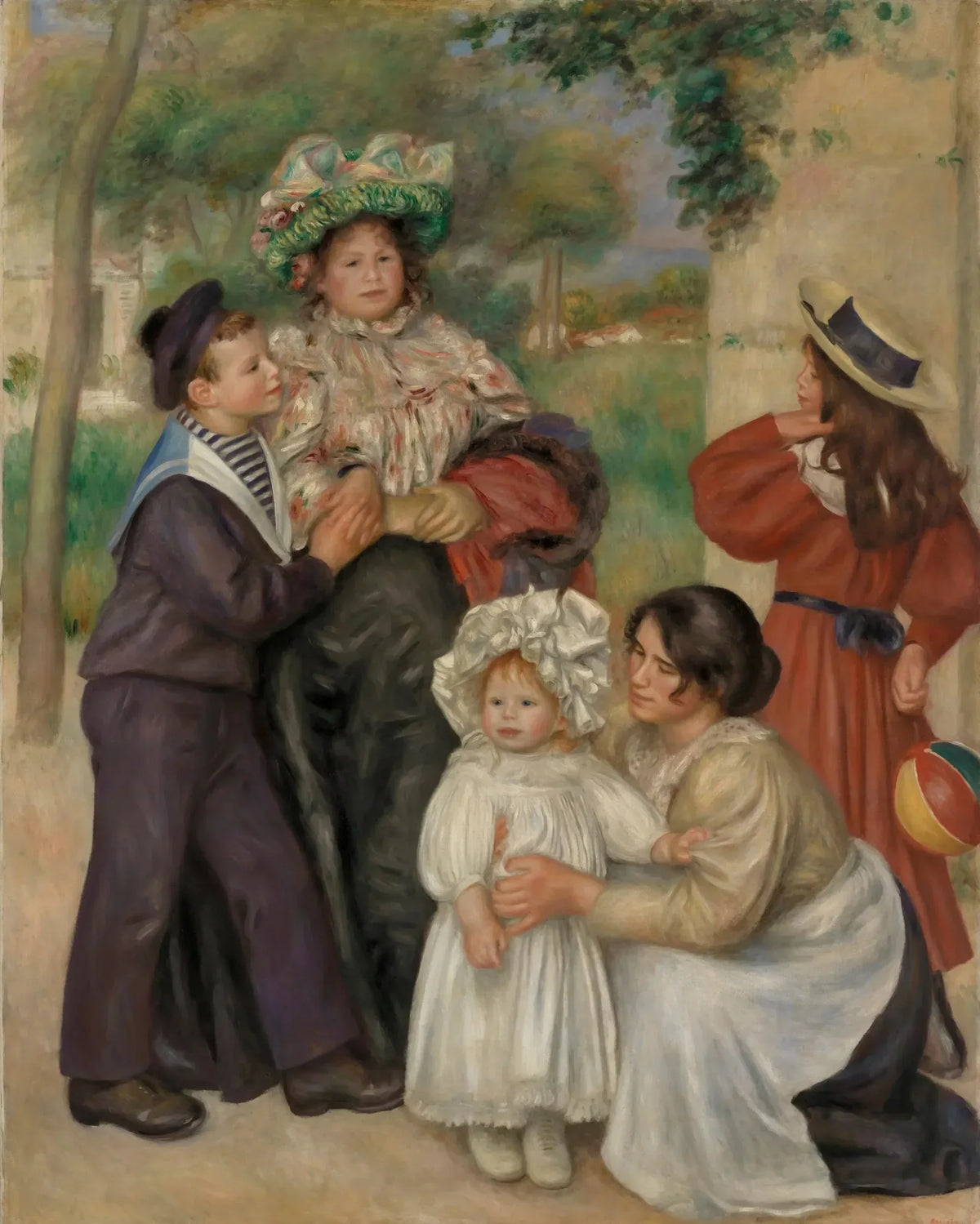 La famille de l’artiste peinte par Pierre-Auguste Renoir