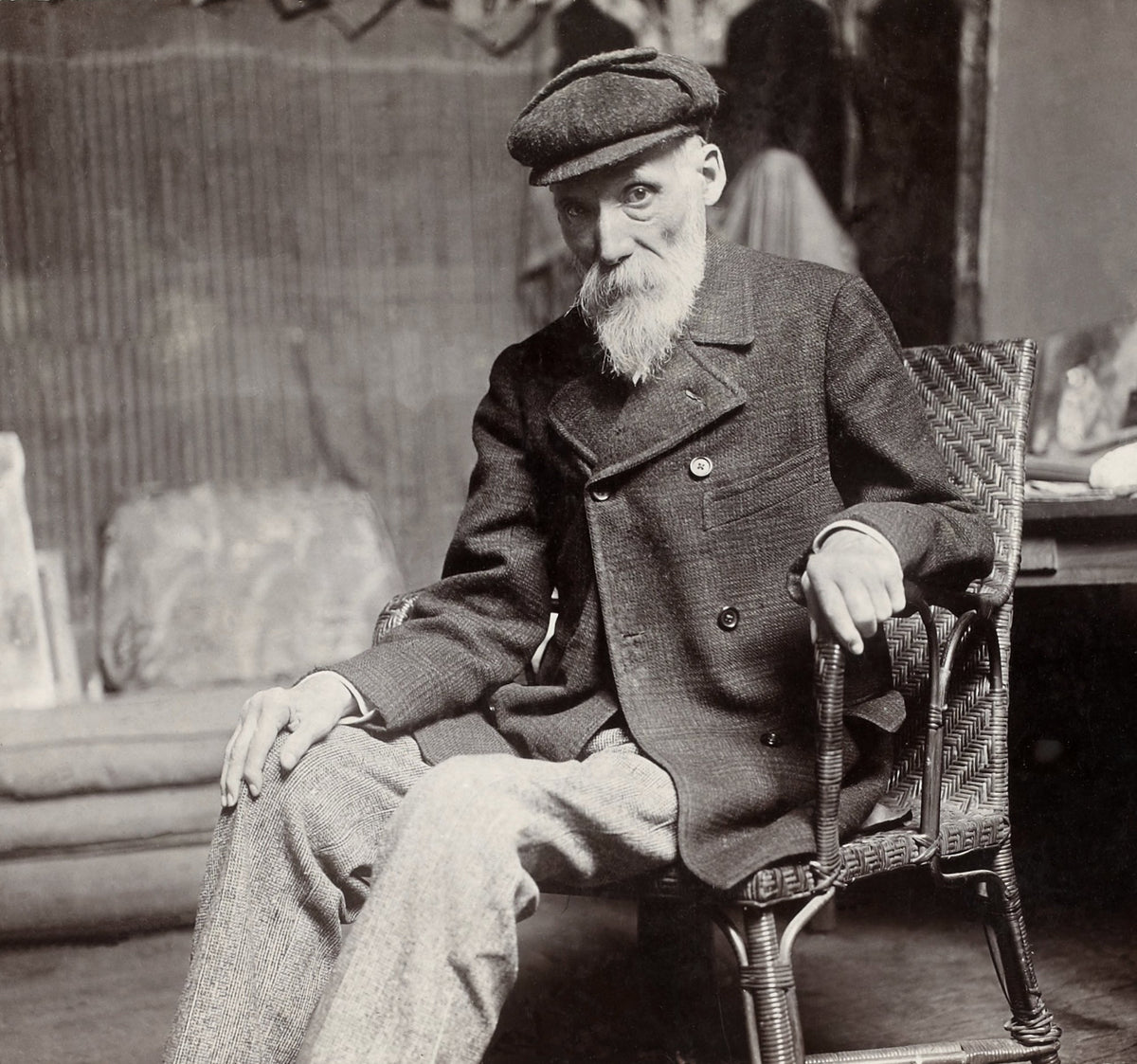 Pierre-Auguste Renoir photographié par Dornac vers 1910