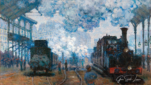 10 Tableaux Gare Saint-Lazare Claude Monet