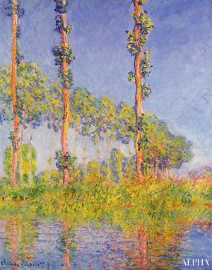 20 Tableaux Série Peupliers de Claude Monet