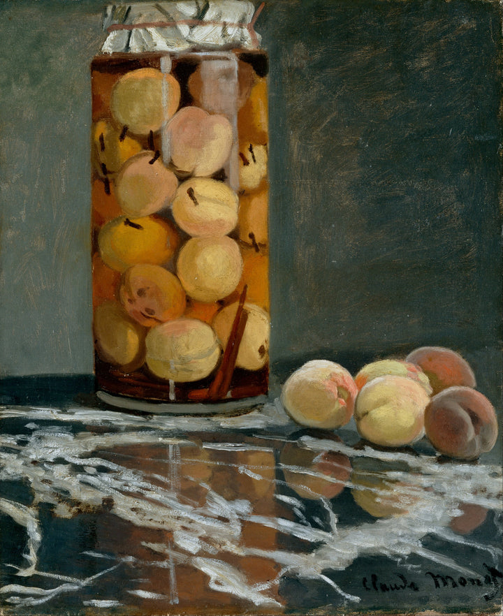 Le Bocal de pêches – Claude Monet
