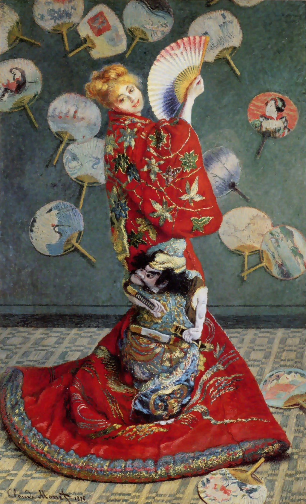 La Japonaise – Camille Monet en costume japonais, vue complète