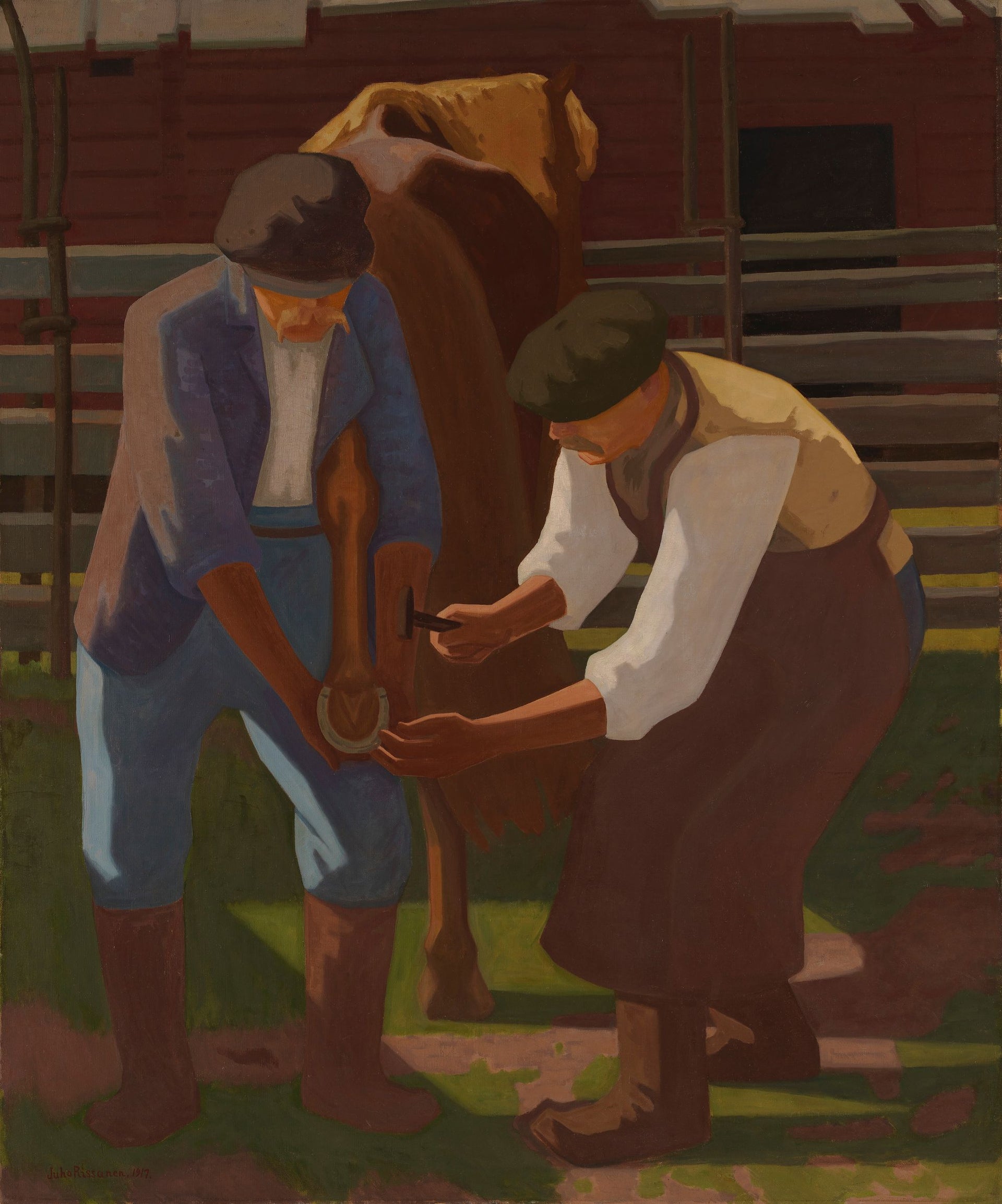 Les Maréchaux-ferrants, Juho Rissanen, 1917