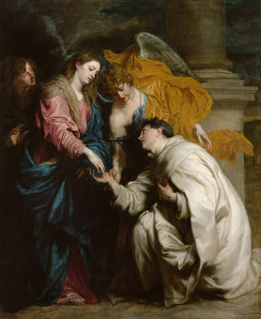 💫 La Vision du Bienheureux Hermann Joseph – Anthony van Dyck (vers 1629)