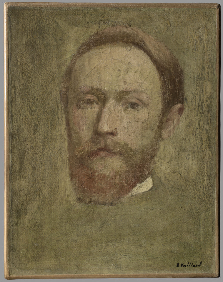 Autoportrait, étude de visage - Édouard Vuillard