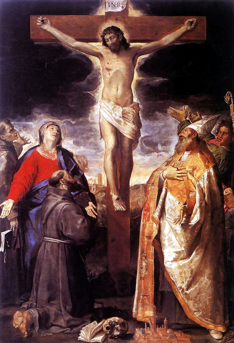 Crucifixion avec des saints - Annibale Carracci