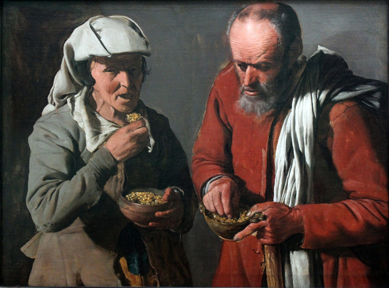 Les Mangeurs de pois - Georges de La Tour
