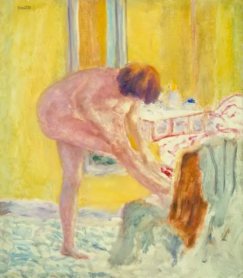 Nu sur fond jaune - Pierre Bonnard