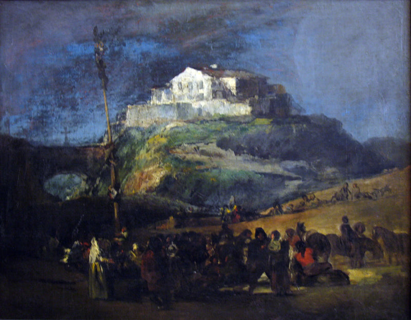 Le mât de mai - Francisco de Goya