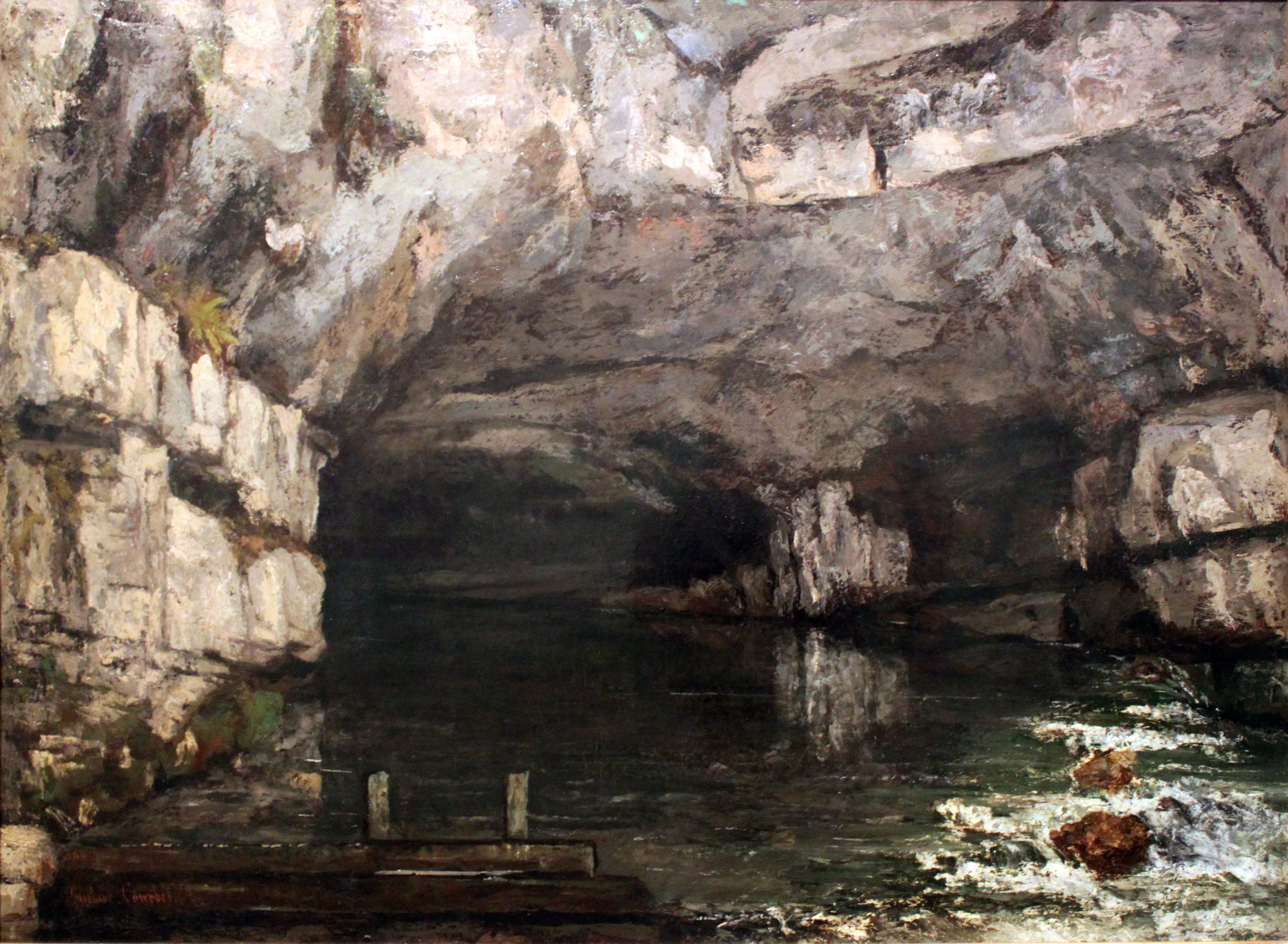La source de la Loue - Gustave Courbet