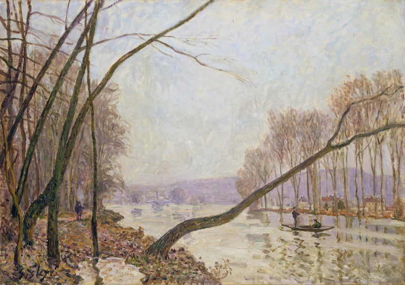 Bord de Seine en automne - Alfred Sisley