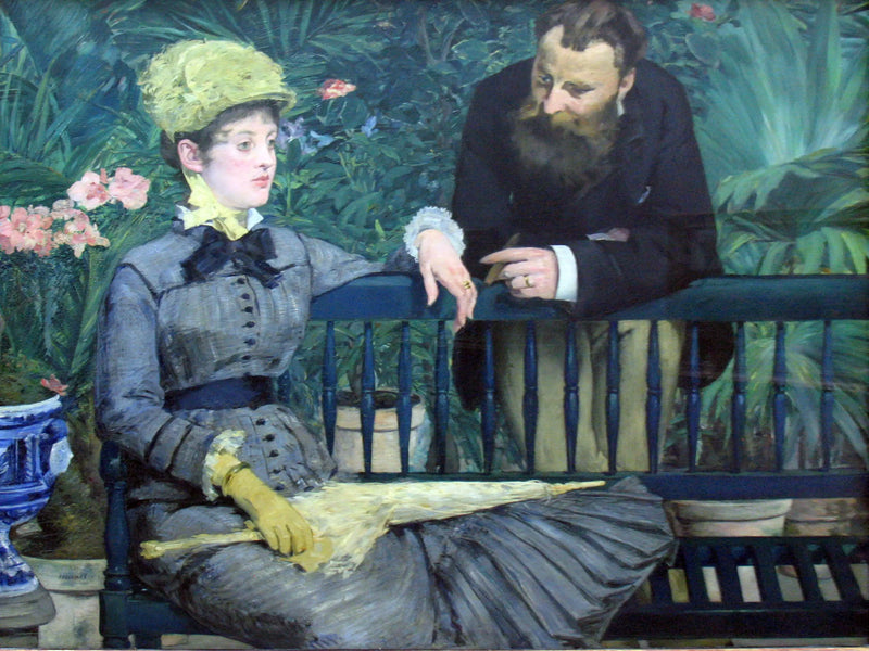 Dans la serre - Édouard Manet