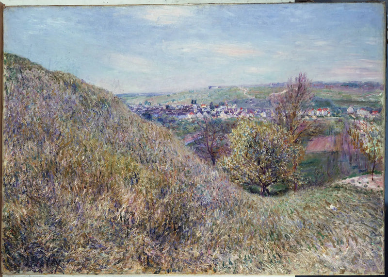 Sur les collines de Moret au printemps - Matin - Alfred Sisley