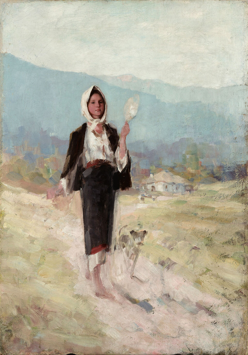 Paysannes à la quenouille - Nicolae Grigorescu