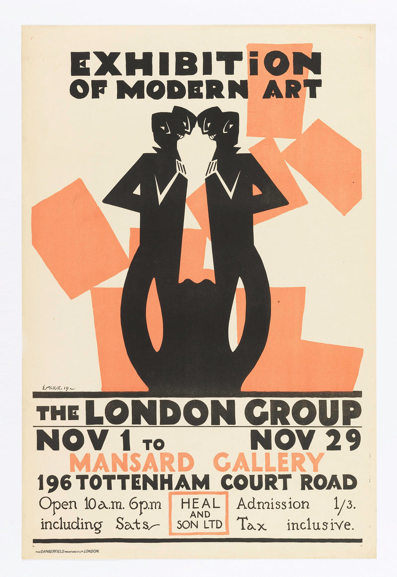 Exhibition of Modern Art — The London Group - Edward McKnight Kauffer