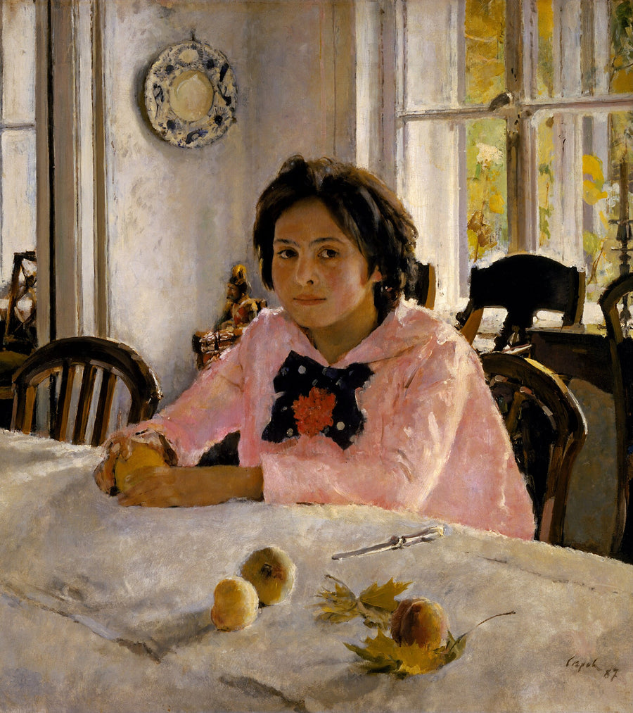 La Jeune Fille aux pêches - Valentin Serov