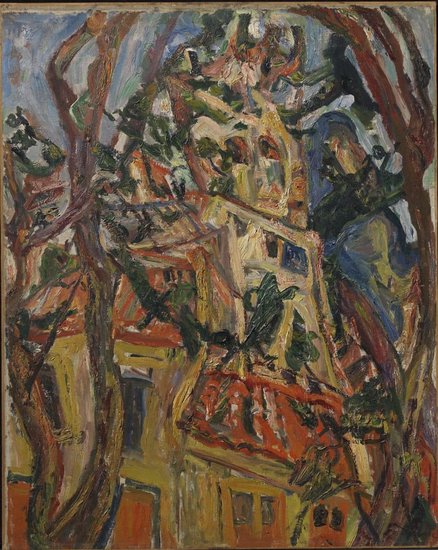 Steeple of Saint-Pierre at Céret (1922) - Chaim Soutine
